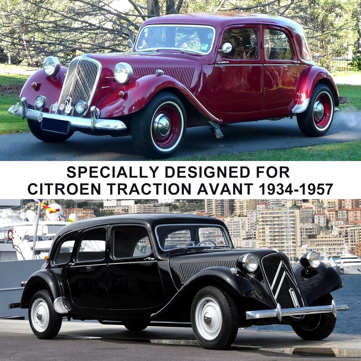 Autoabdeckung Citroen Traction Avant 1934-1957, wasserdicht & allwettergeschützt