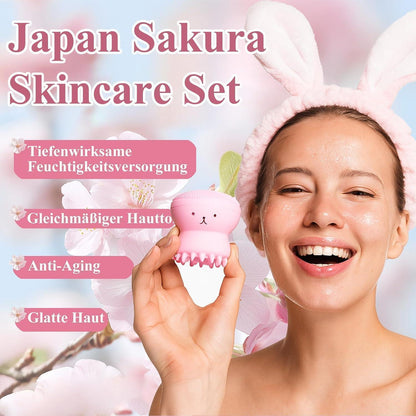 Sakura Skin Care Set für Mädchen – Beauty Geschenkset mit 6 Teilen