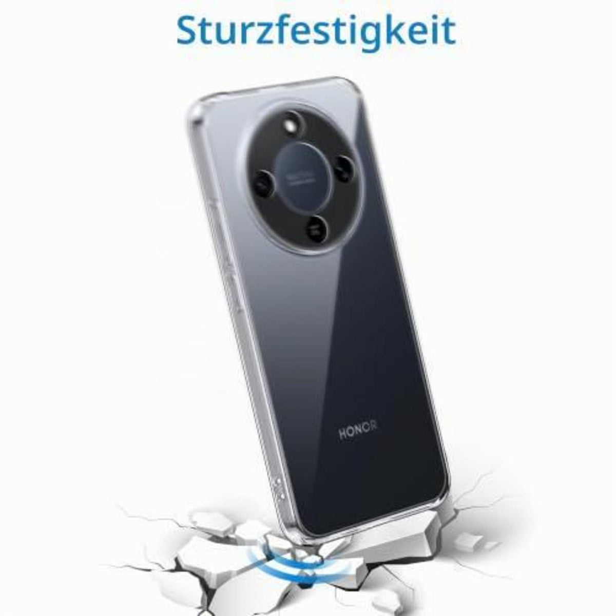 Transparente Hülle für Honor Magic 8 Lite – Kratzfest & Stoßfest