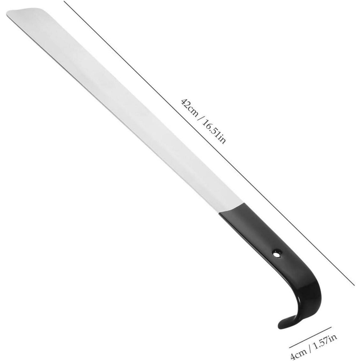 Langer Edelstahl Schuhlöffel – Praktisch für Reisen & Senioren