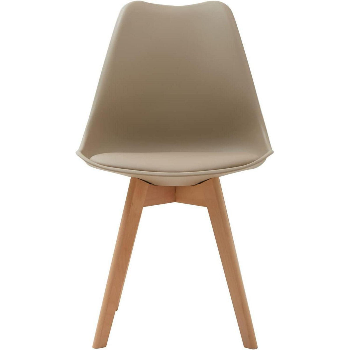 Runder Esstisch Set 120cm + 6 Stühle Dunkelbraun/Khaki
