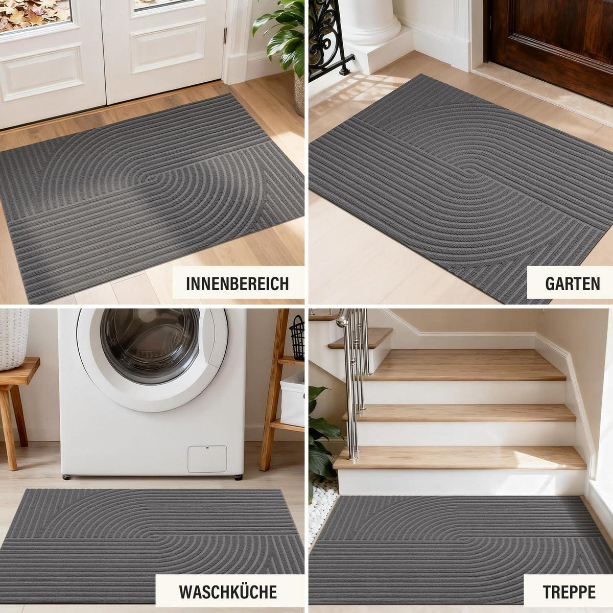 Schmutzfangmatte 90x150cm – Allwetter Fußmatte für Innen & Außen