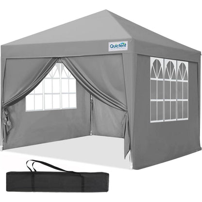 3x3m Faltpavillon wasserdicht mit Seitenwänden & UV-Schutz