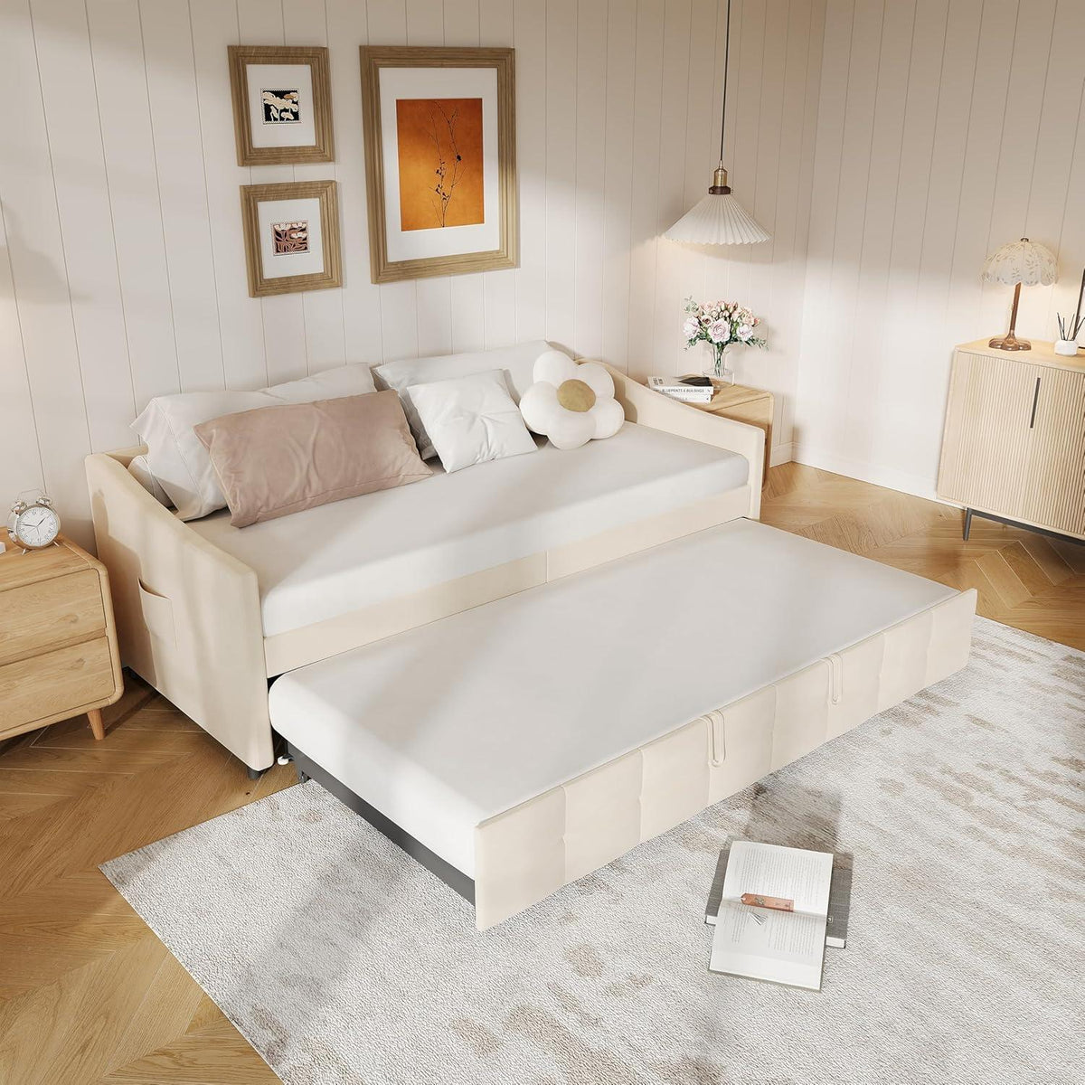 Ausziehbares Doppelschlafsofa 90/180x200cm – Platzsparend & Modern