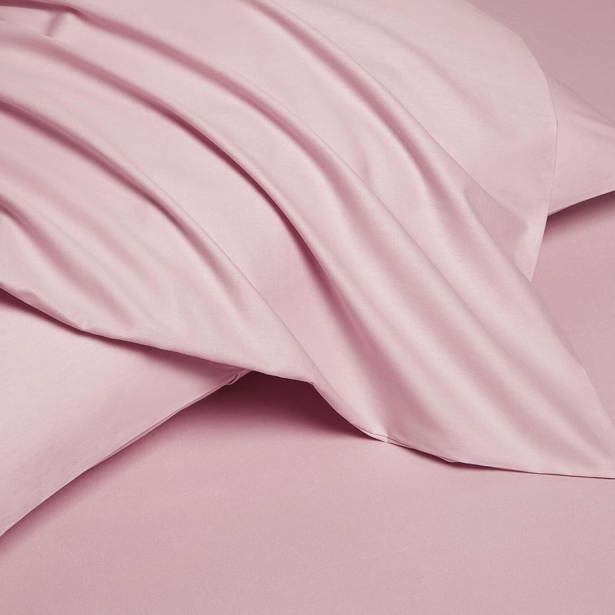 Bettwäsche-Set 220x240 Baumwolle Rosa – Weich & Atmungsaktiv
