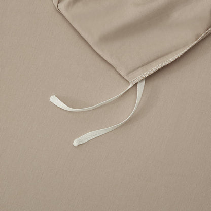 Bettwäsche Set 200x200 Baumwolle Khaki – Weich & Atmungsaktiv