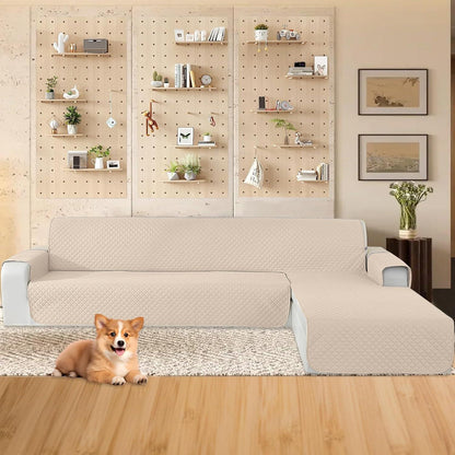 Wasserdichter Sofabezug L-Form 3 Sitzer – Schutz für Sofa & Tierhaushalt