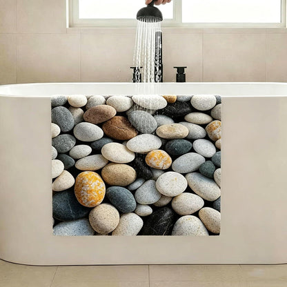 Rutschfeste Duschmatte Kieselmuster 120x120 cm – Schnelltrocknend