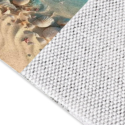 Rutschfeste Duschmatte 140x160 cm mit Muschelmuster