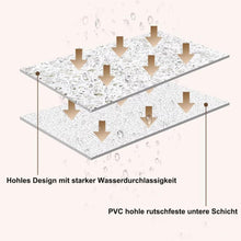 Rutschfeste Duschmatte 75x120 cm - Schnelltrocknend & Maßanpassbar
