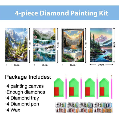 5D Diamant Painting Set Erwachsene – 30x40cm Bastelbild