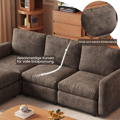 Modulares Cloud Sofa – 9-Sitzer, Weich & Bequem