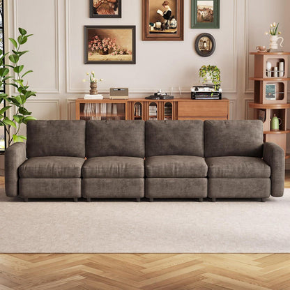 Modulares Cloud Sofa – Weiches Wohnzimmer Sofa für 4 Personen