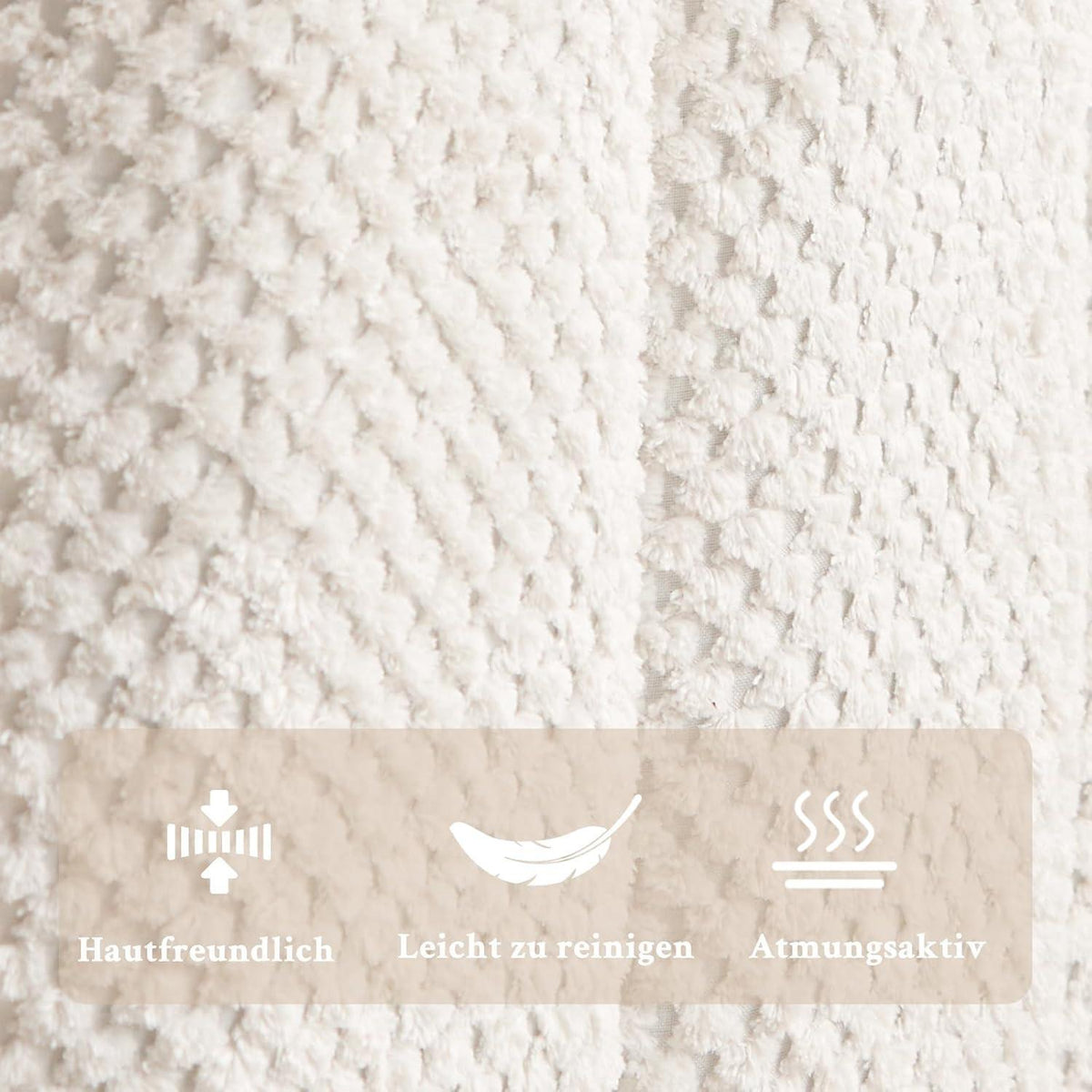Gepolsterter Muschelsessel mit Blütenblatt-Rückenlehne, Beige, 2er-Set