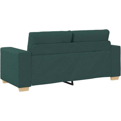 Modernes Sofa Dunkelgrün 140 cm – Stoff Sessel Wohnzimmer
