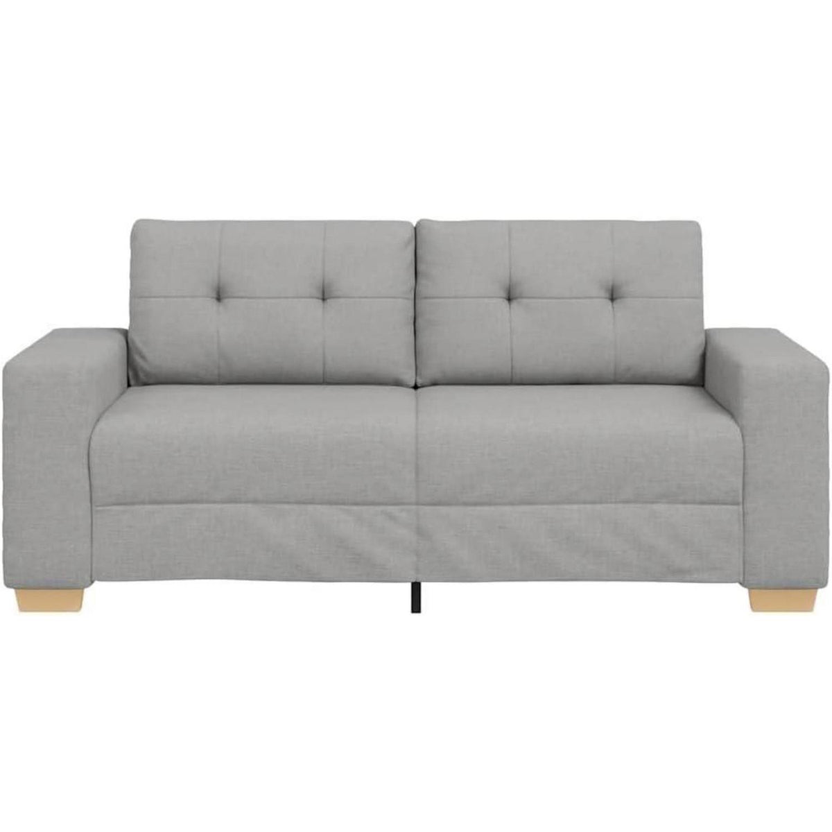 Modernes Sofa Wolkengrau – 140 cm Wohnzimmer Sofa