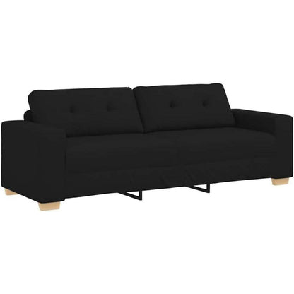 Modernes Sofa Schwarz 180 cm – Stoff & Wohnzimmer