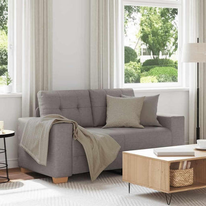 Modernes Sofa Taupe – Stoff Sessel für Wohnzimmer 120cm