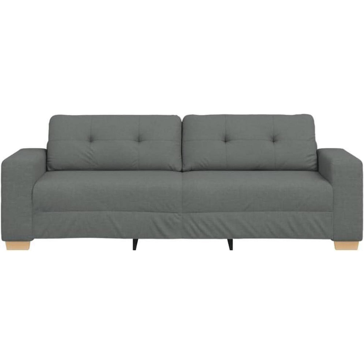 Modernes Sofa 180 cm – Hellgrau für Wohnzimmer