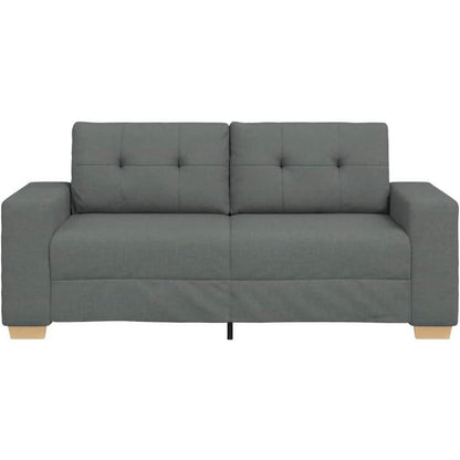 Modernes Sofa Dunkelgrau – Stoffsofa für Wohnzimmer 140cm