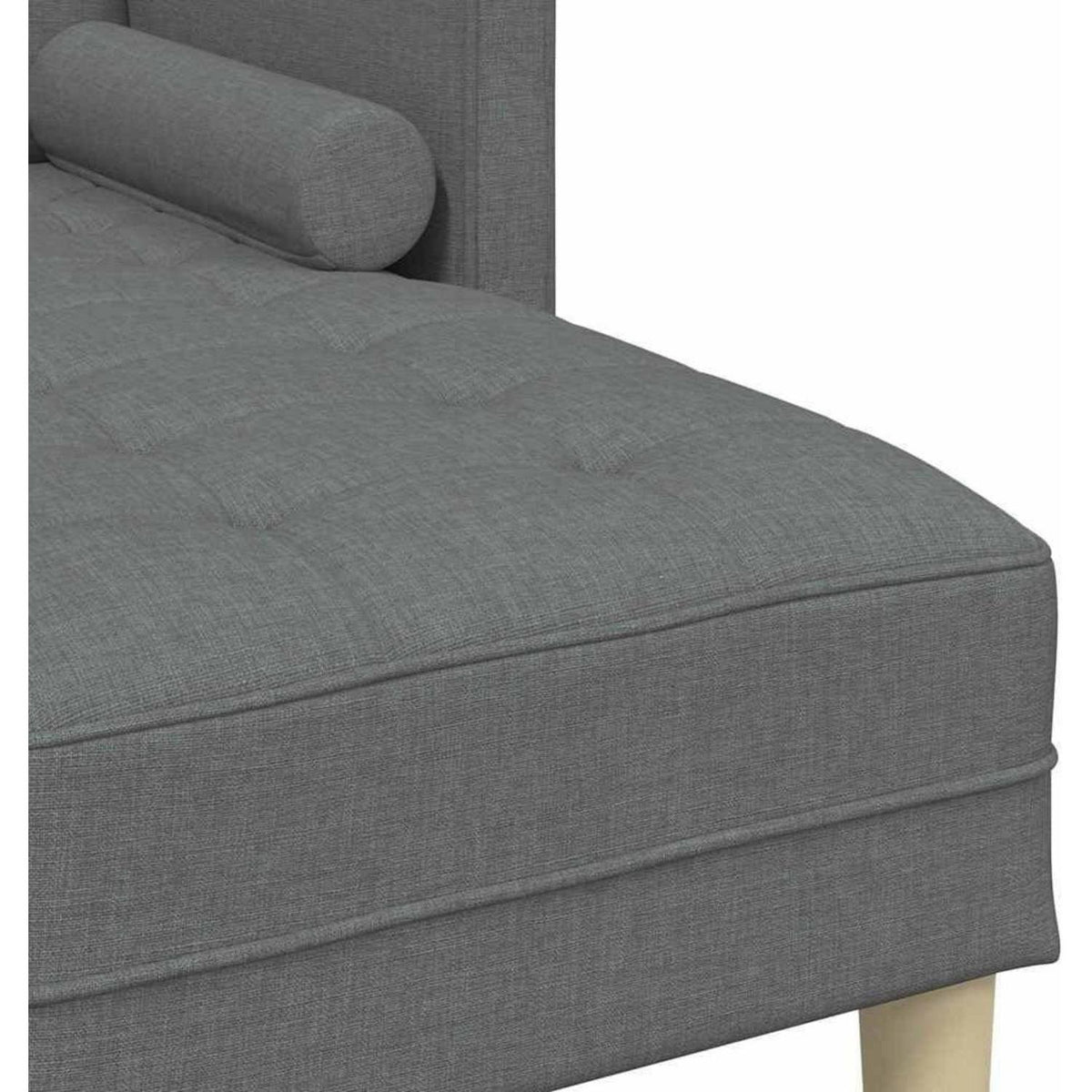 Ecksofa dunkelgrau, L-förmig – Modernes Sofa Set 173x131x67cm