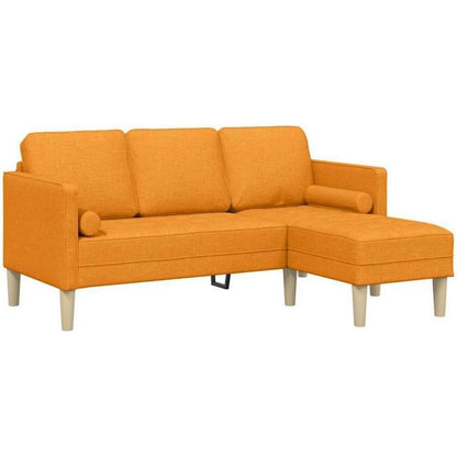 L-förmiges Ecksofa Dunkelgelb – Modernes Sofa Set 173x131x67cm