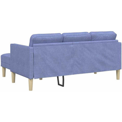 L-förmiges Ecksofa Jeansblau – Modernes Sofa Set 173x131x67cm