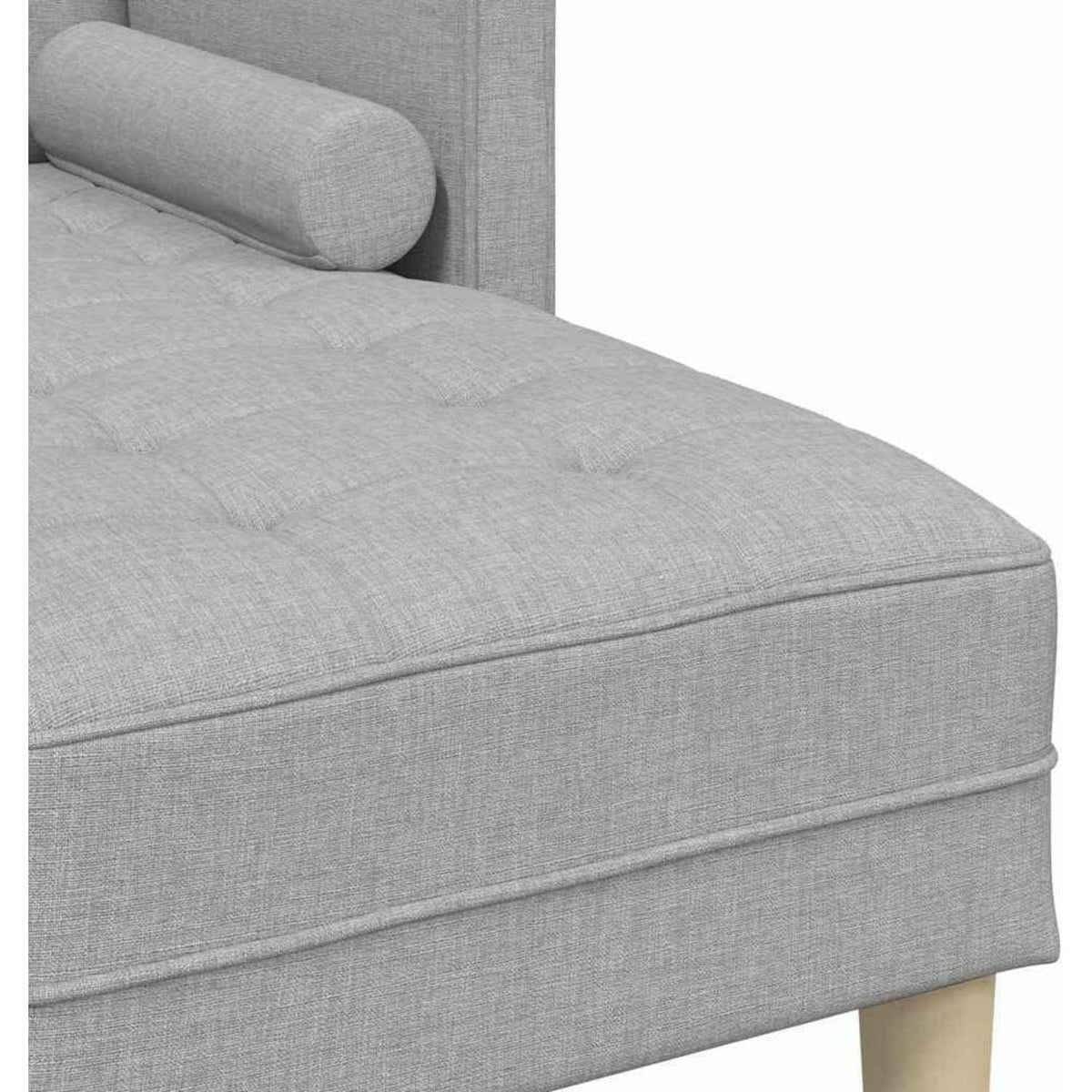 L-förmiges Ecksofa Wolken Grau – Modernes Sofa Set