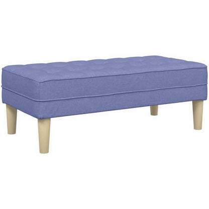 L-förmiges Ecksofa Jeansblau – Modernes Sofa Set