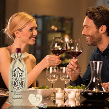 Einzugsgeschenk Set: Weinbeutel, Schlüsselanhänger & Glücksbringer