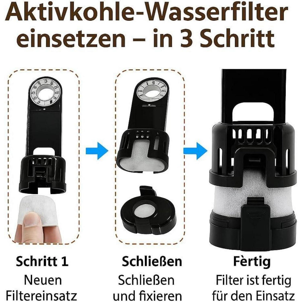 16x Wasserfilter für Ninja Kaffee – Aktivkohle Ersatz