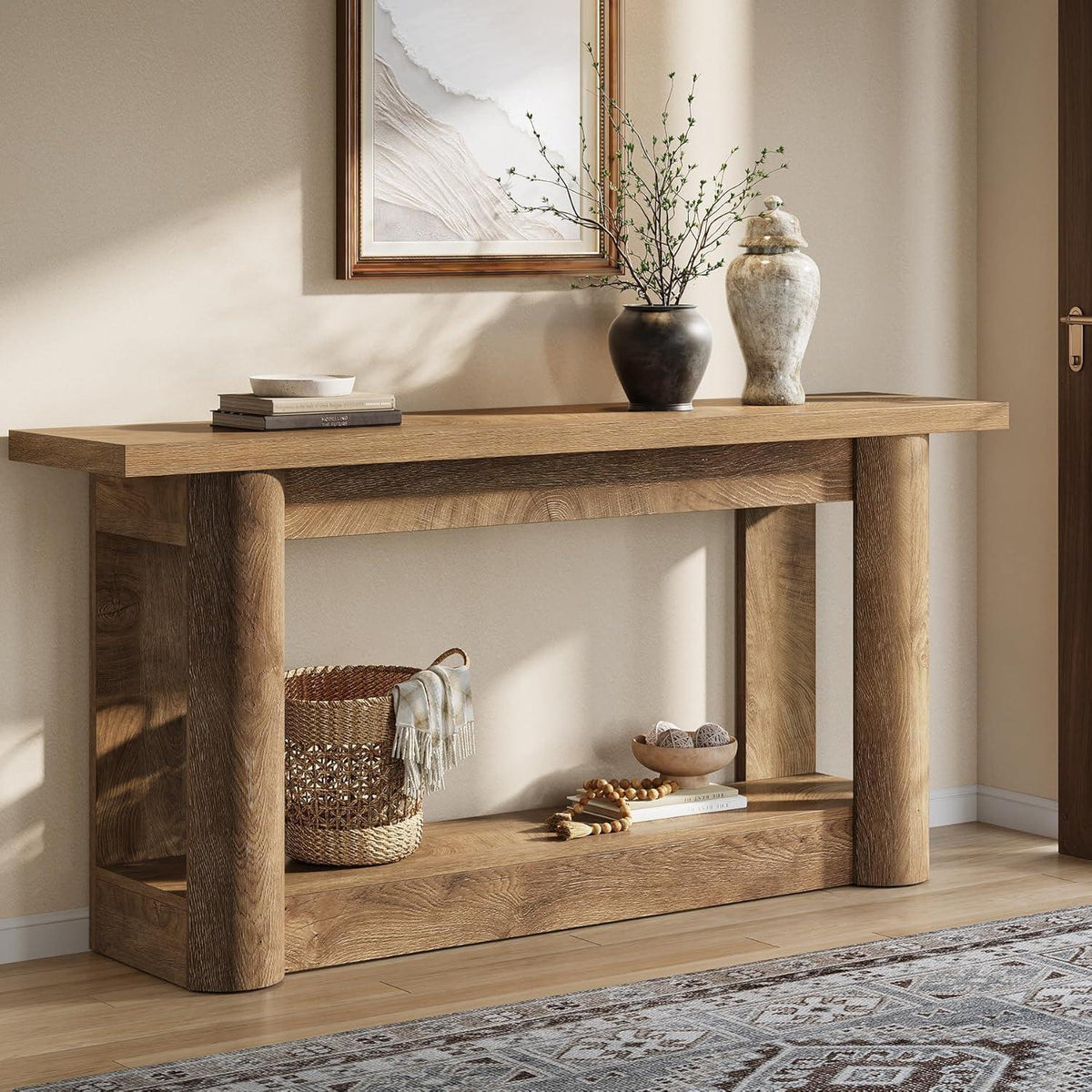 Konsolentisch 160 cm | Flurtisch & Beistelltisch Braun