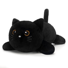 Gewichtete Katze Kuscheltier 60cm - Schwarze Plüschkatze zum Kuscheln
