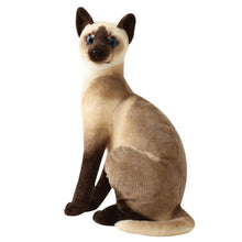 Flauschiges Kuscheltier Katze Siam (20cm)