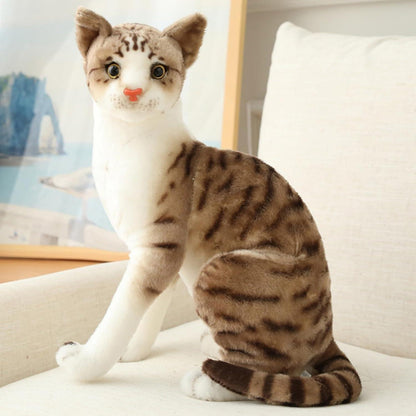 Flauschiges Kuscheltier Katze Siam (20cm)