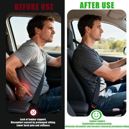 Lendenkissen Auto – Ergonomische Lordosenstütze für Rücken & Sitz