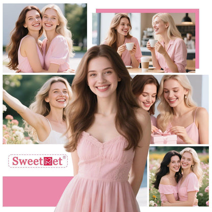Echthaar Clip-in Extensions #2/6/18 Dunkelbraun bis Kastanie