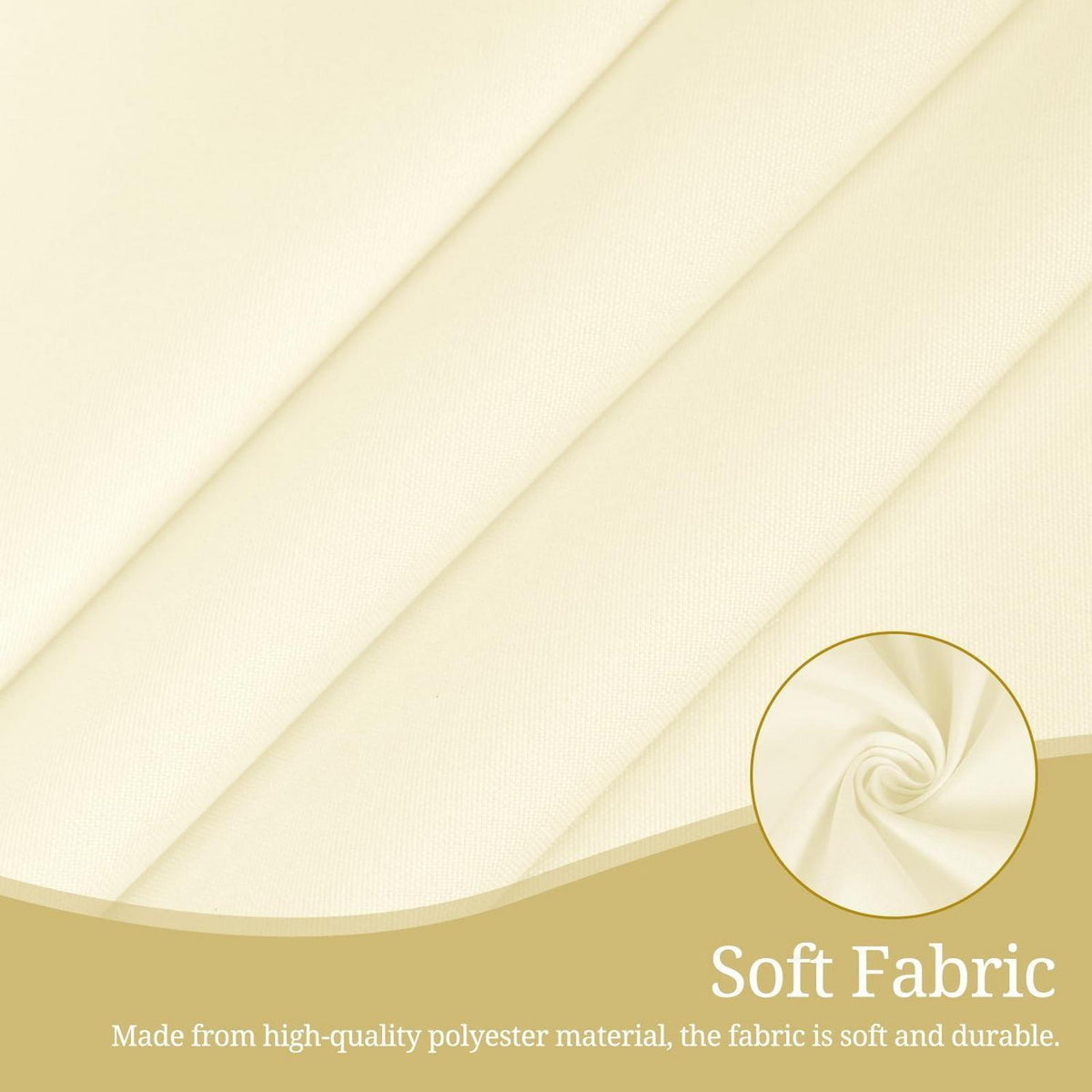 10x Biertisch Tischdecke Beige – 260x110cm, Waschbar & Langlebig