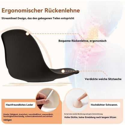 Modernes Barhocker-Set (4x Schwarz) – Höhenverstellbar & Drehbar