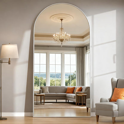 Gewölbter Standspiegel Voll Länge – Modern & Elegant 193x86 cm