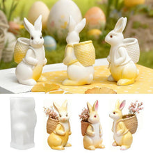 Silikonform Osterhase für Gießharz, Gips & Wachs