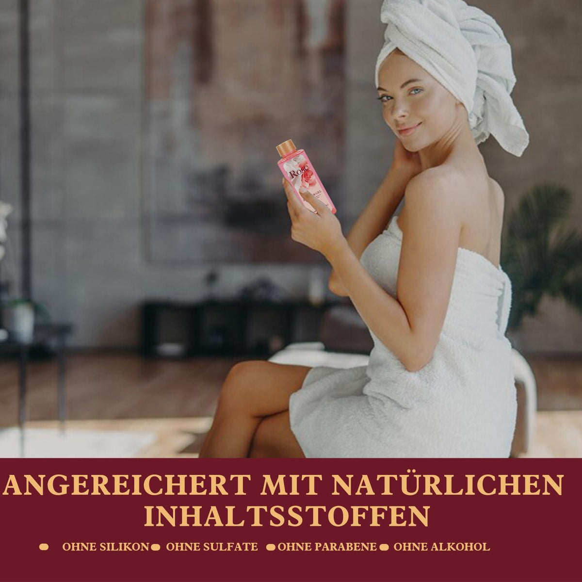 Rosen Duft Wellness Geschenkset 6tlg. für Frauen
