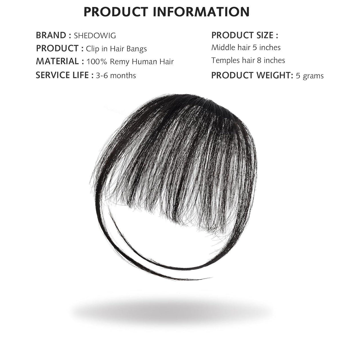 Echthaar Pony Clip-In – Natürlicher Look & Stylingfreiheit