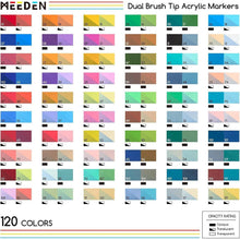 Acrylmarker Pinselspitze 120 Farben – Vielseitige Kunststifte