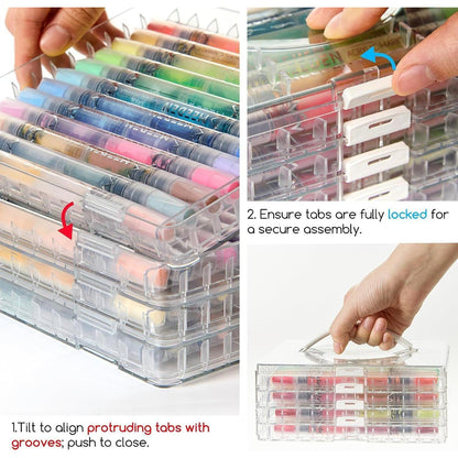 Acrylmarker Pinselspitze 120 Farben – Vielseitige Kunststifte