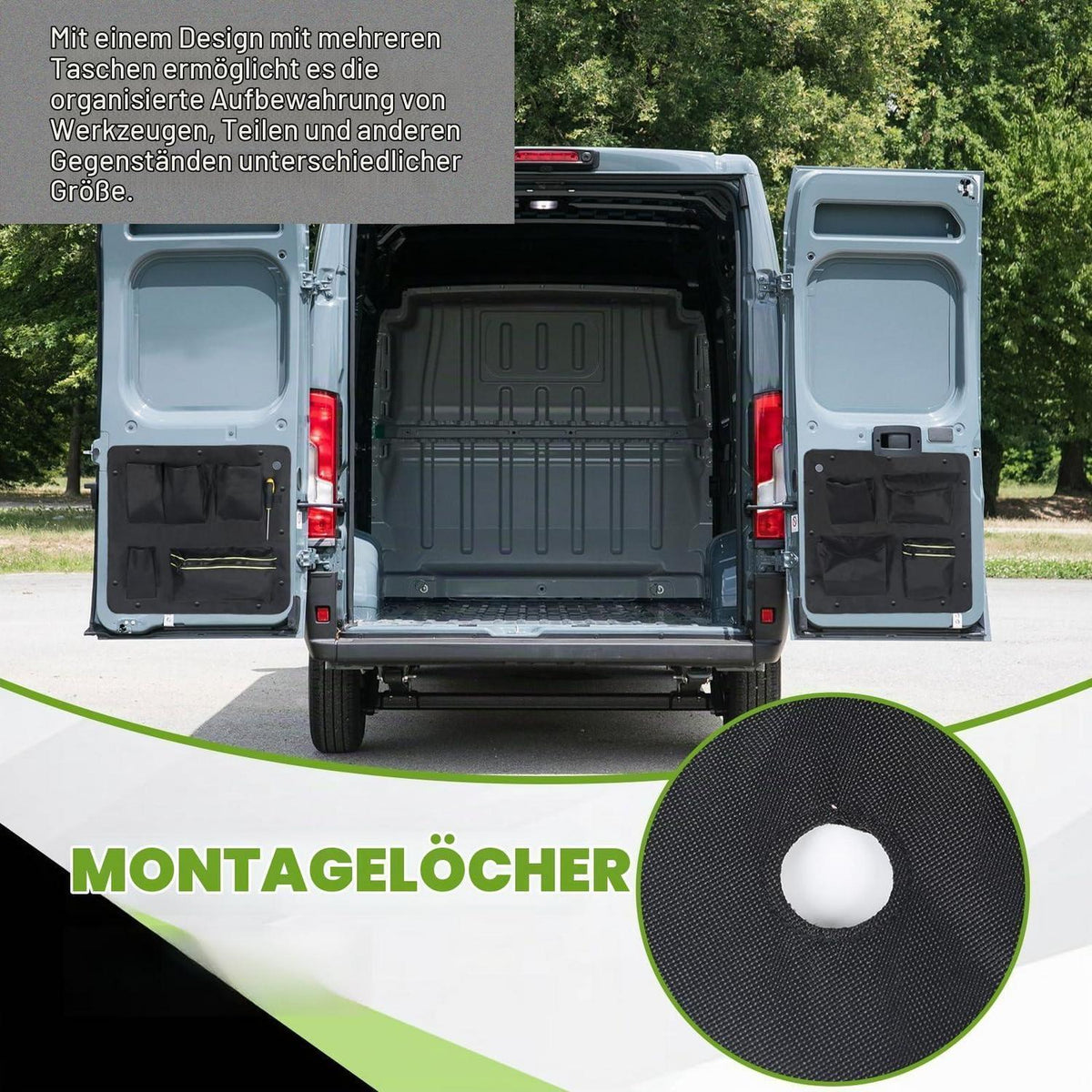 Scheunentor-Organizer für Ducato/Boxer/Relay X250 2006-2026