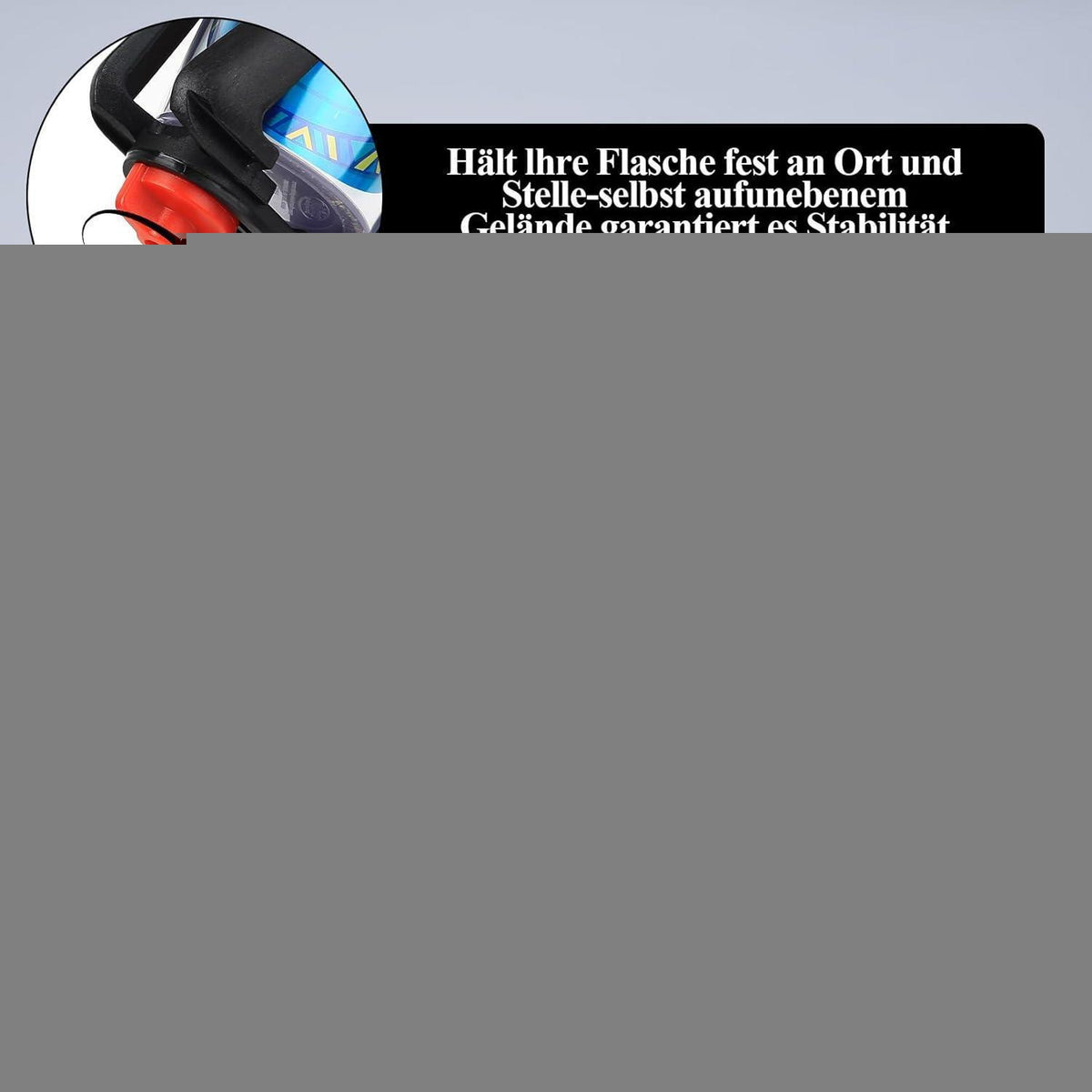 Verstellbarer Fahrradflaschenhalter für Rennrad & Mountainbike