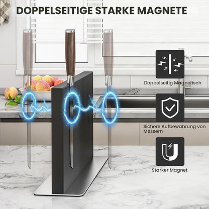 Magnetischer Messerblock aus Edelstahl – 30 cm