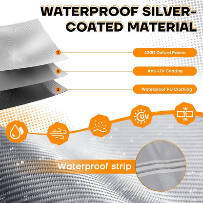 Bootsplane Wasserdicht 420D Oxford – Abdeckung für 14-16ft Boote