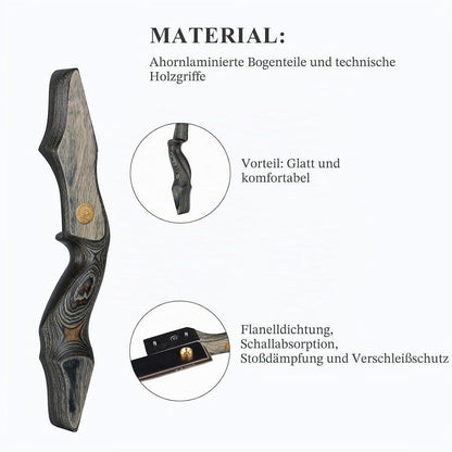 Recurvebogen Takedown Set 152cm – Bogen & Pfeil für Erwachsene